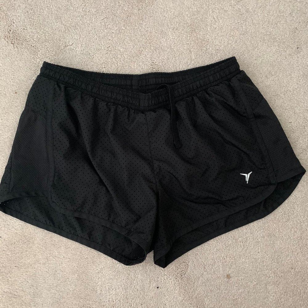 Women's Black Running Shorts